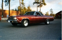 1969 Chevrolet ElCamino SS 396402cid+TH350 manual.