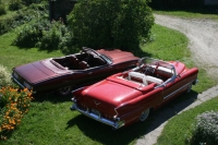 1955 Cadillac Eldorado Special Sport (265cid+Hydramatic)1973 Pontiac Grand Ville Convertible Coupe (455cid+TH400)